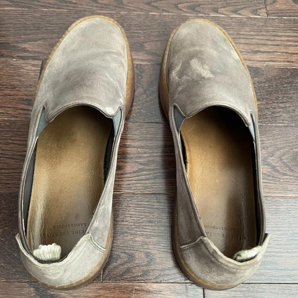 Officine Creative - Men’s Key Suede Slip-On Sneakers - Picture 4 of 7